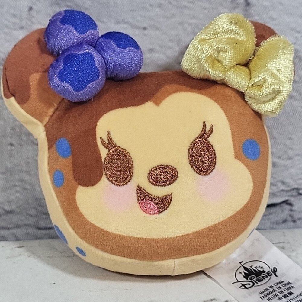 Disney Munchlings Fruity‎ Finds Blueberry Pancake Minnie Mouse Scented Plush